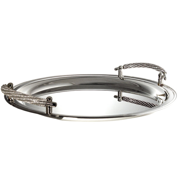 ALC Circular Serving Tray with Handles